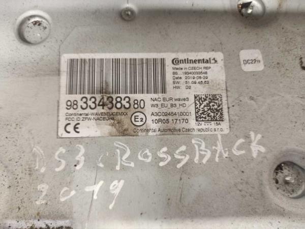 RADIO DS3 CROSSBACK 2018-2021 - Vue 2